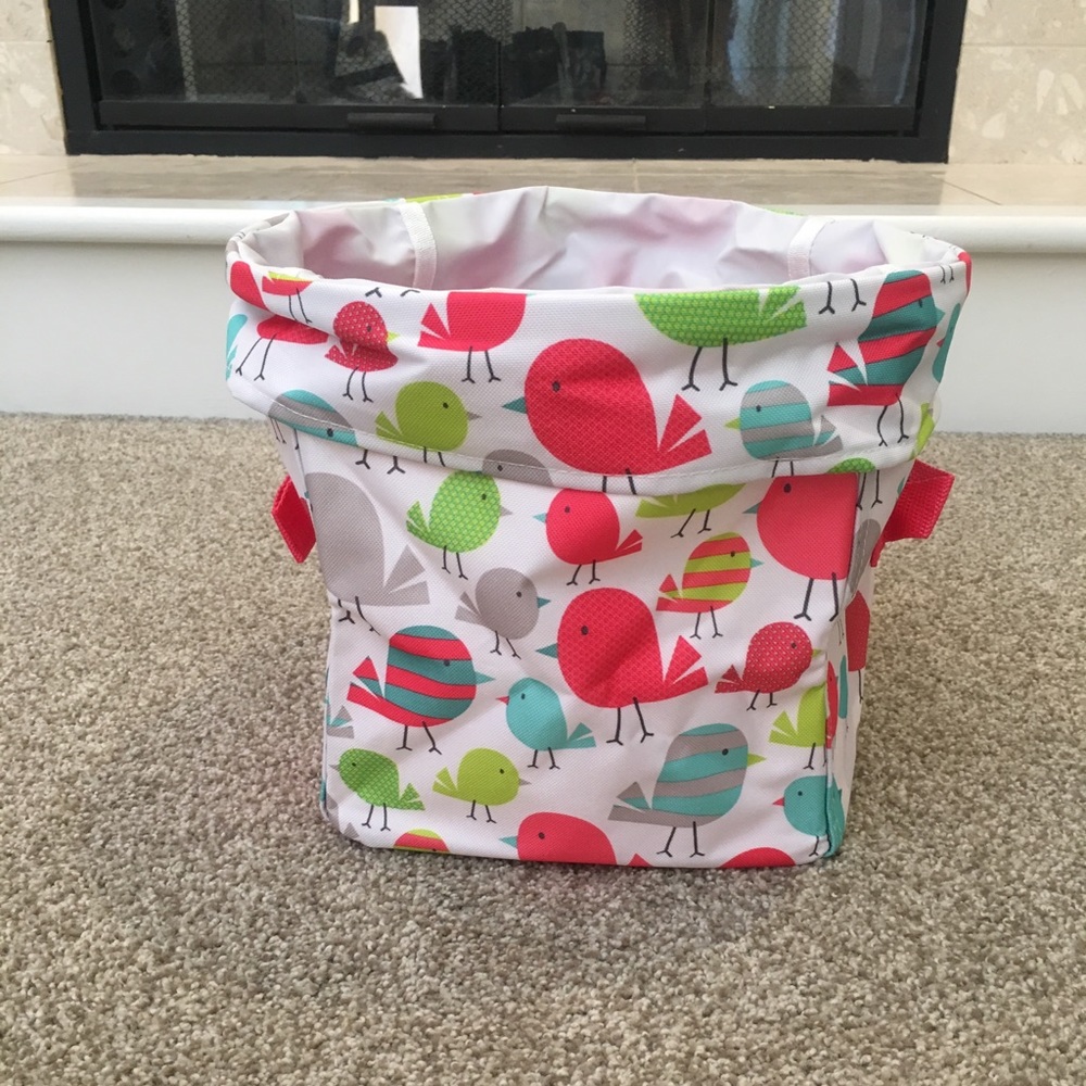 Thirty-One Mini Utility Bin in Sweet Tweets HTF